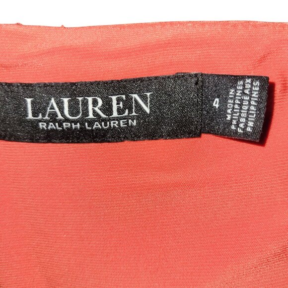 orange Sleeveless Scoop Neck Midi Dress With Waist Twist Detail & Back Zipper - Picture 7 of 10